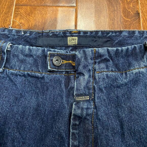 Marithe Francois Girbaud Vtg Baggy Denim Cargo Jeans Shuttle Strap Men's 40 x 35 - Picture 4 of 12
